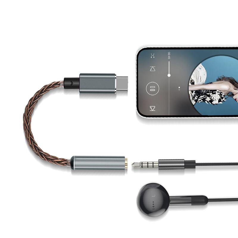 USB-C to 3.5 mm headphone jack adapter