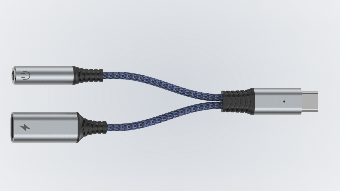USB-C to 3.5mm Headphone Female and PD Fast Charging Adapter(pic6)